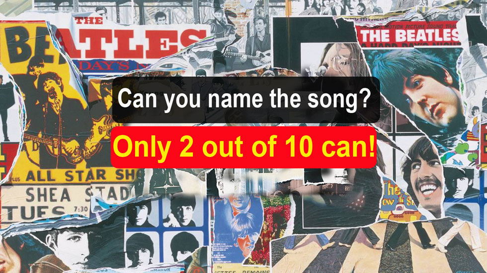 Beatles lyrics quiz. Can you name the song?