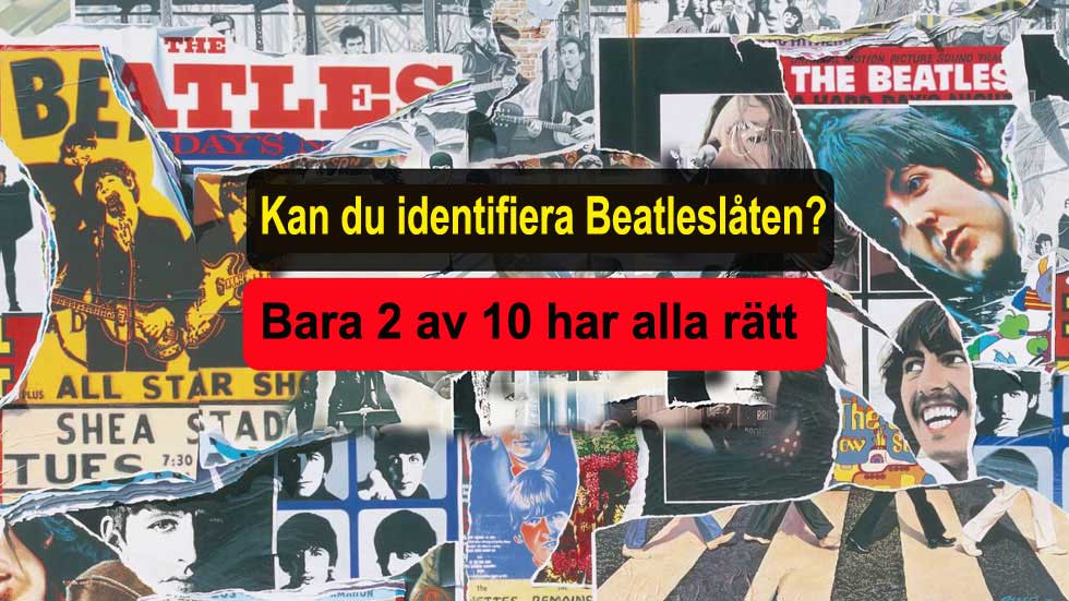 Kan du identifiera Beatleslåten utifrån en textrad?