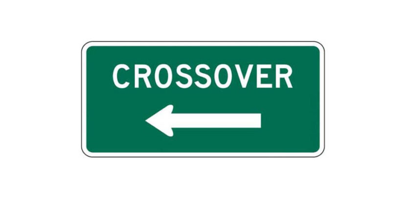 D13-1 Crossover Sign