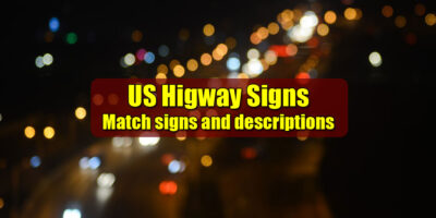 Match signs and descriptions