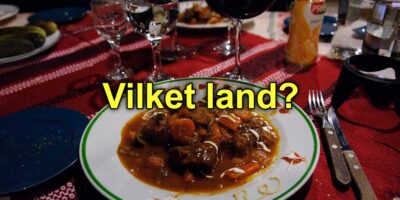 Vilket land förknippar vi med maträtten eller drycken?