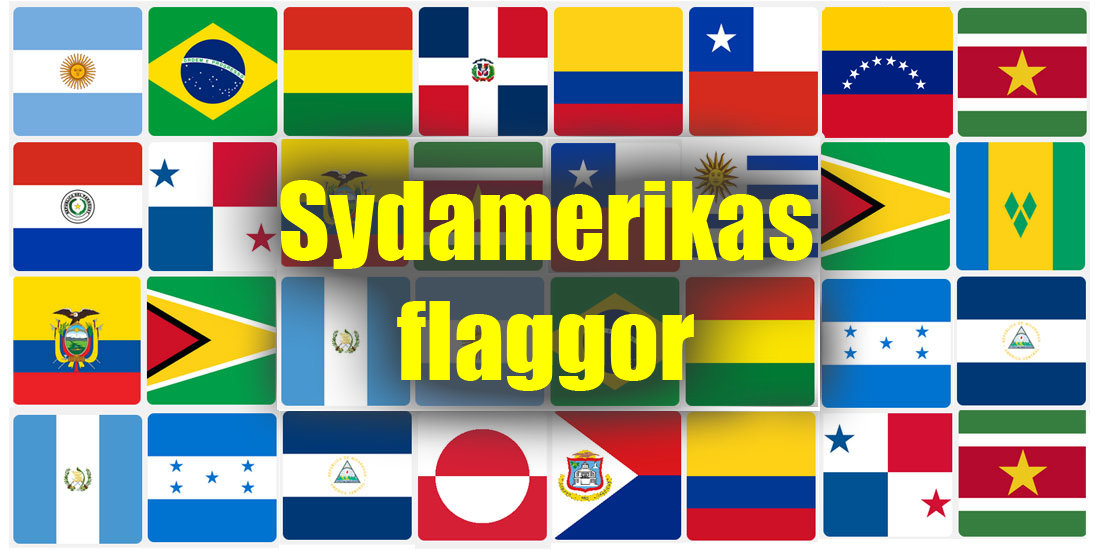Sydamerikas flaggor