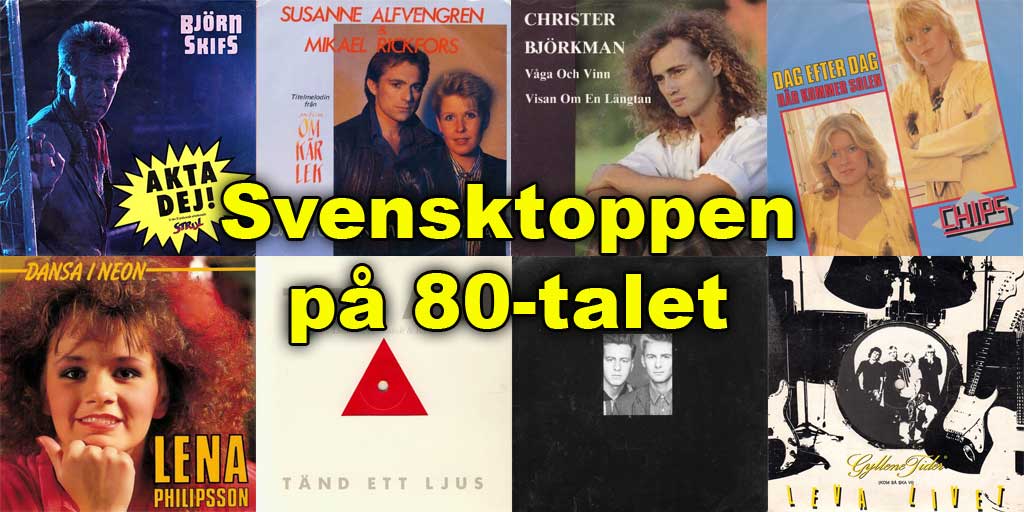 Svensktoppen på 80-talet