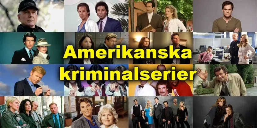 Amerikanska kriminalserier - tv-quiz