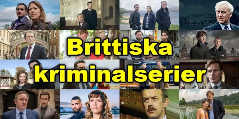 Brittiska tv-deckare och kriminalserier