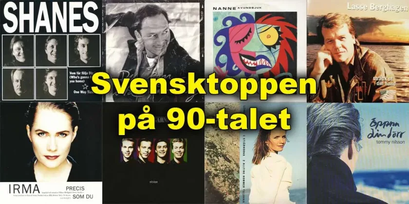 Svensktoppen på 90-talet