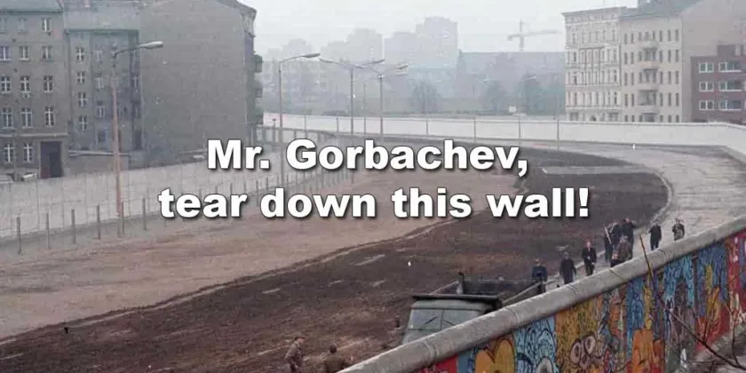 Tear down this wall