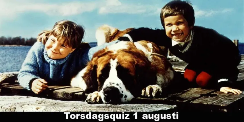 Torsdagsquiz 1 augusti 2024