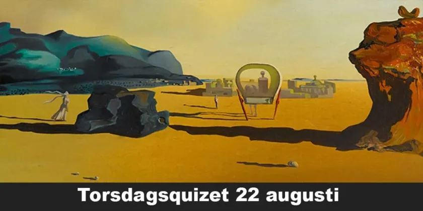 Torsdagsquizet 22 augusti