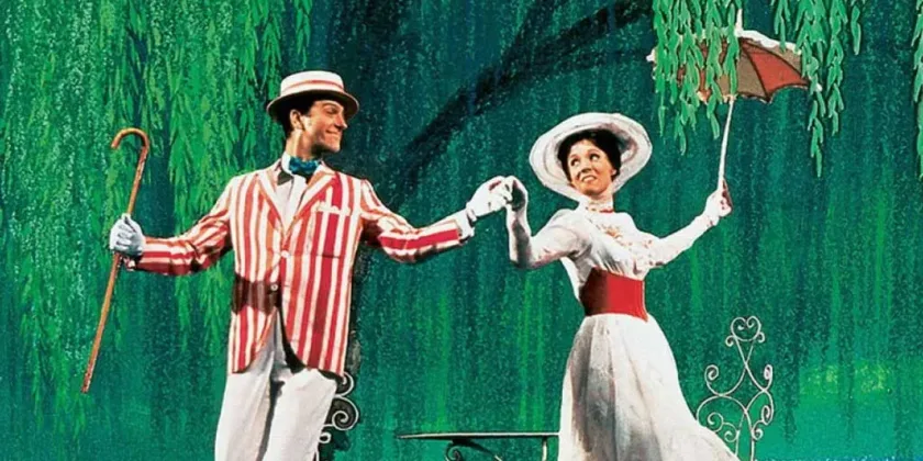 Vem spelade den manliga huvudrollen i filmen Mary Poppins (1964)?