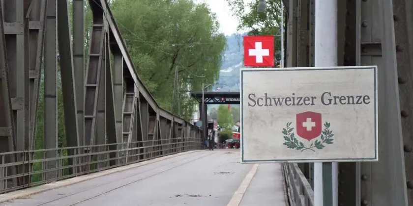 Schweiz - gränsövergång