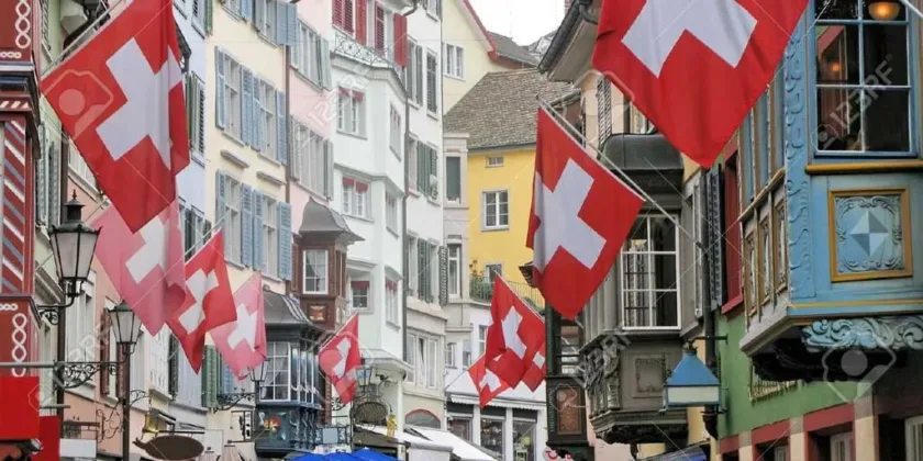 Schweiz nationaldag nationaldagsfirande