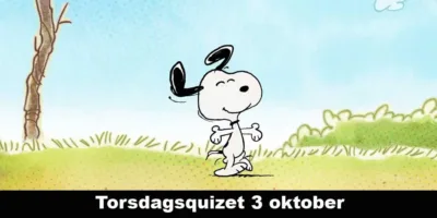 Torsdagsquizet 3 oktober