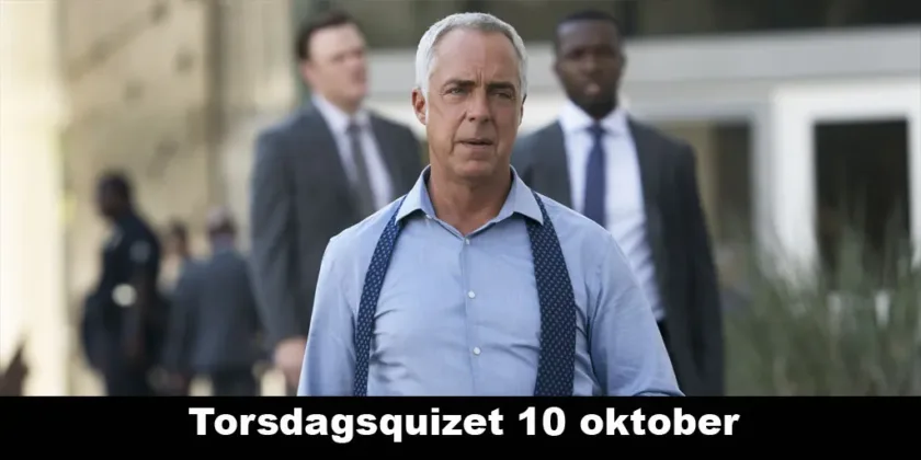 Torsdagsquizet 10 oktober