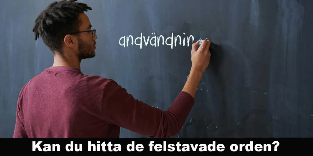 Felstavade ord