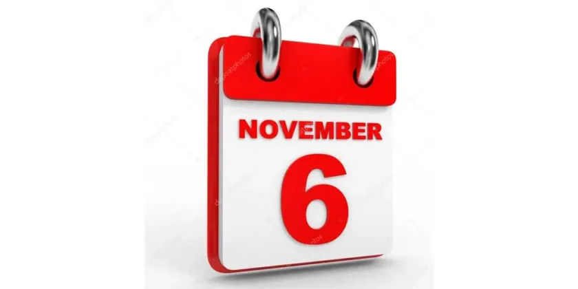 6 november