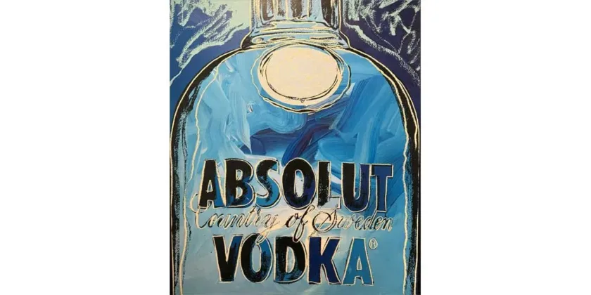 Absolut Blue - Warhol