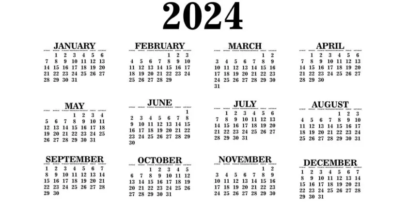 Calendar 2024