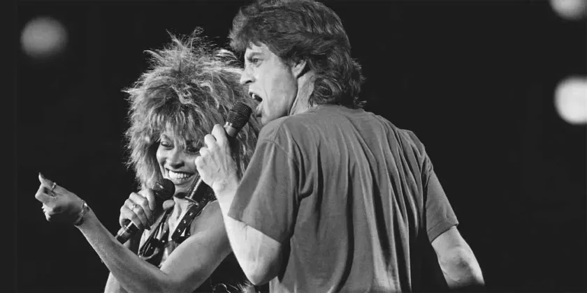 Live Aid - Tina Turner - Mick Jagger