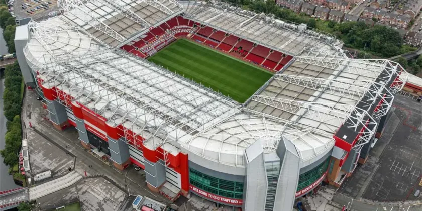 Old Trafford football stadium