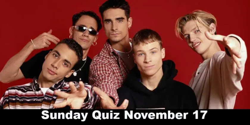 Sunday Quiz November 17