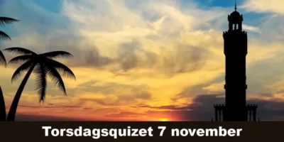 Torsdagsquizet 7 november