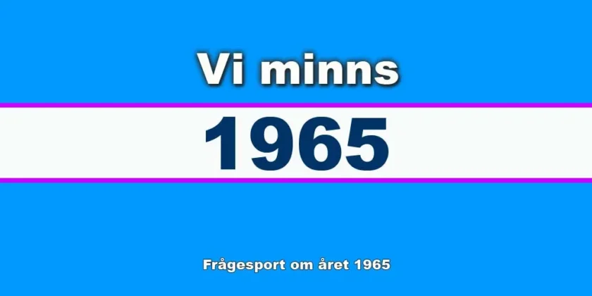 Vi minns 1965