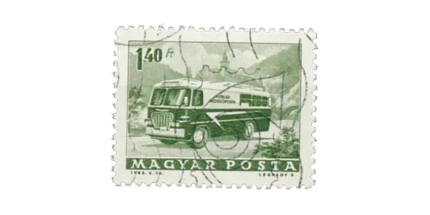 Magyar posta - frimärke