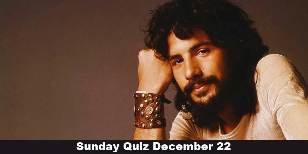 Sunday Quiz December 22