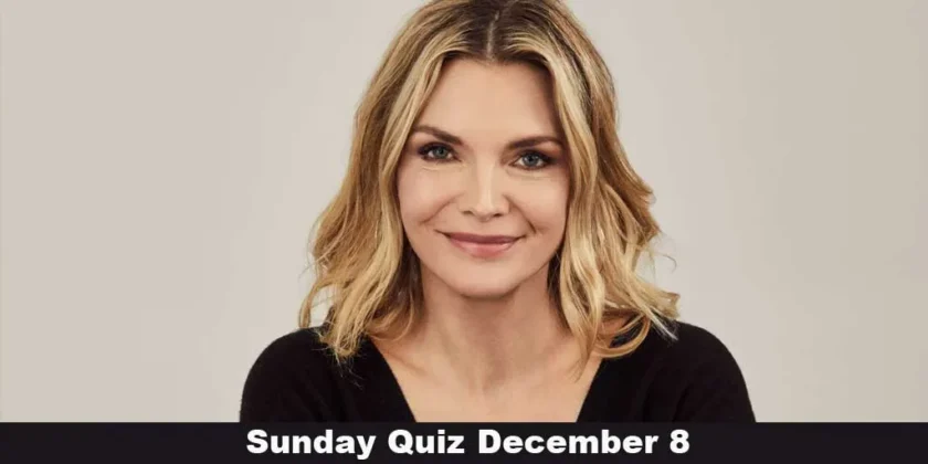 Sunday Quiz December 8