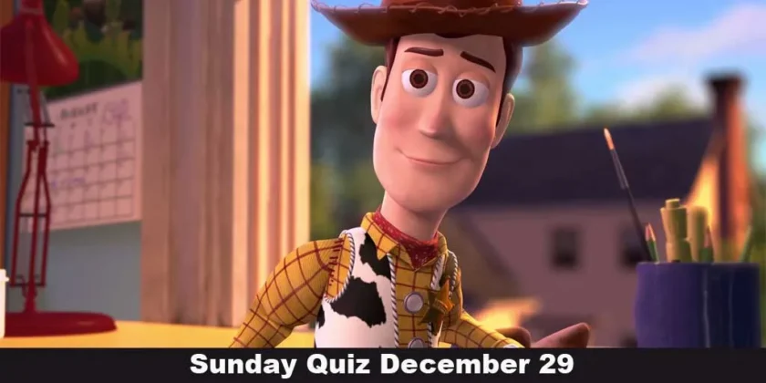 Sunday quiz December 29