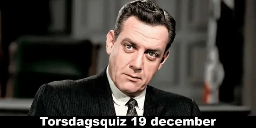 Torsdagsquiz 19 december