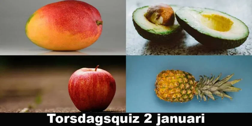 Torsdagsquiz 2 januari