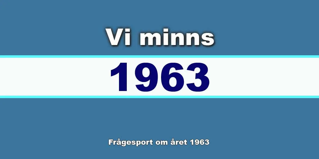 Vi minns 1963