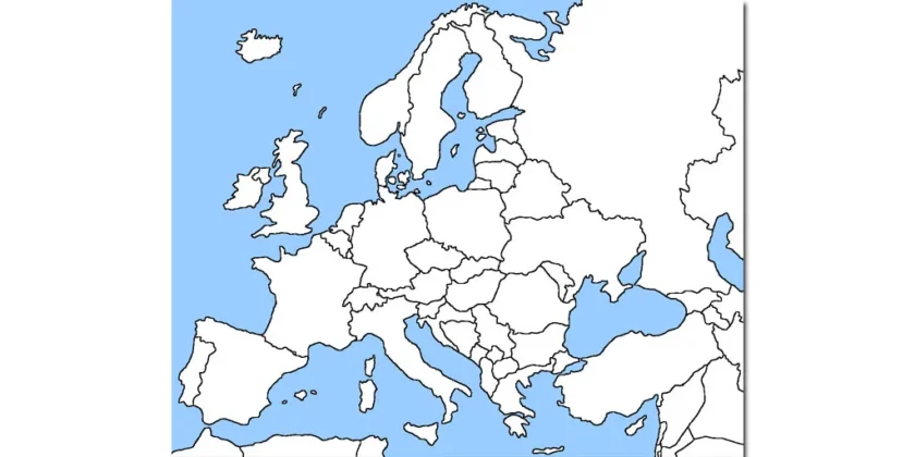 Map of Europe - Europa