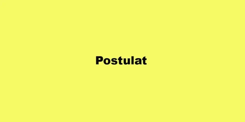 Postulat