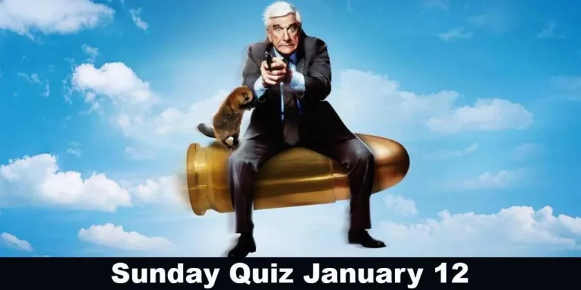 Sunday Quiz January 12