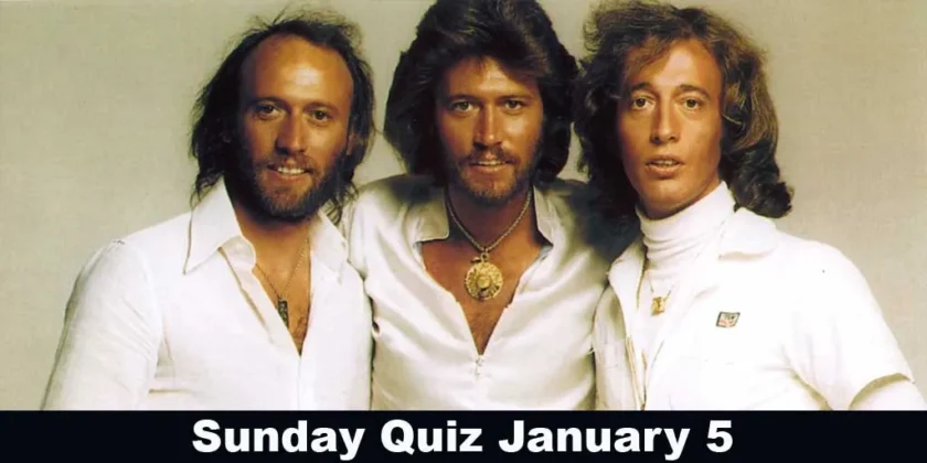 Sunday Quiz January 5