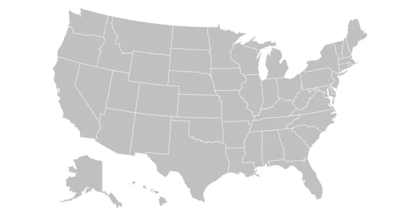 Map of the USA